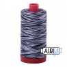 FIL COTON MAKO 12 AURIFIL 4664 Stonefields - Grosse bobine de 325 mètres