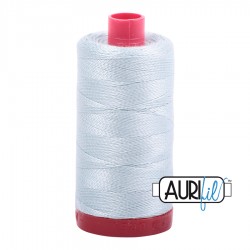 FIL COTON MAKO 12 AURIFIL 5007 Light Grey Blue - Grosse bobine de 325 mètres