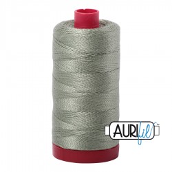 FIL COTON MAKO 12 AURIFIL 5019 Military Green - Grosse bobine de 325 mètres