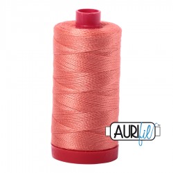 FIL COTON MAKO 12 AURIFIL 6729 Tangerine Dream - Grosse bobine de 325 mètres