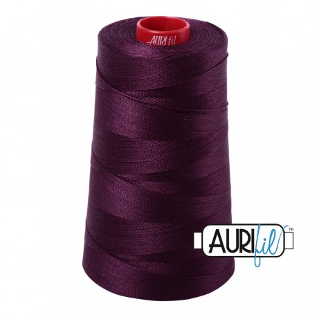 FIL COTON MAKO 12 AURIFIL 1240 Very Dark Eggplant - Cône de 1750 mètres