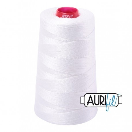 FIL COTON MAKO 12 AURIFIL 2021 Natural White - Cône de 1750 mètres