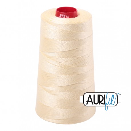 FIL COTON MAKO 12 AURIFIL 2110 Light Lemon - Cône de 1750 mètres