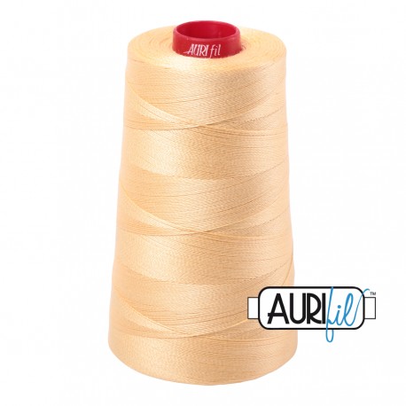 FIL COTON MAKO 12 AURIFIL 2130 Medium Butter - Cône de 1750 mètres