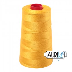 FIL COTON MAKO 12 AURIFIL 2135 Yellow - Cône de 1750 mètres