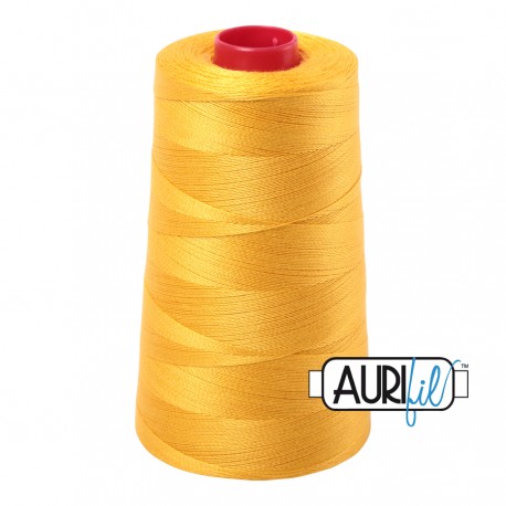 FIL COTON MAKO 12 AURIFIL 2135 Yellow - Cône de 1750 mètres