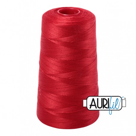 FIL COTON MAKO 12 AURIFIL 2265 Lobster Red - Cône de 1750 mètres