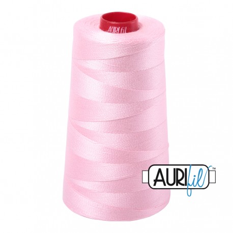 FIL COTON MAKO 12 AURIFIL 2423 Baby Pink - Cône de 1750 mètres