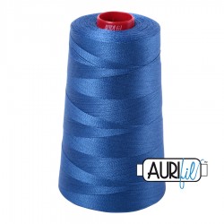 FIL COTON MAKO 12 AURIFIL 2730 Delft Blue - Cône de 1750 mètres