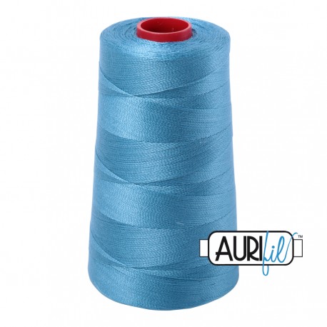 FIL COTON MAKO 12 AURIFIL 2815 Teal - Cône de 1750 mètres