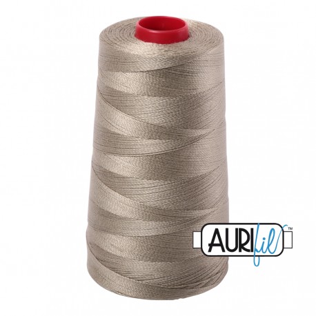 FIL COTON MAKO 12 AURIFIL 2900 Light Khaki Green - Cône de 1750 mètres