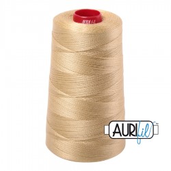 FIL COTON MAKO 12 AURIFIL 2915 Very Light Brass - Cône de 1750 mètres