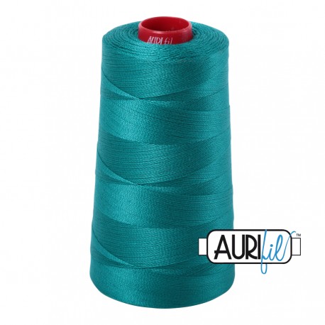 FIL COTON MAKO 12 AURIFIL 4093 Jade - Cône de 1750 mètres