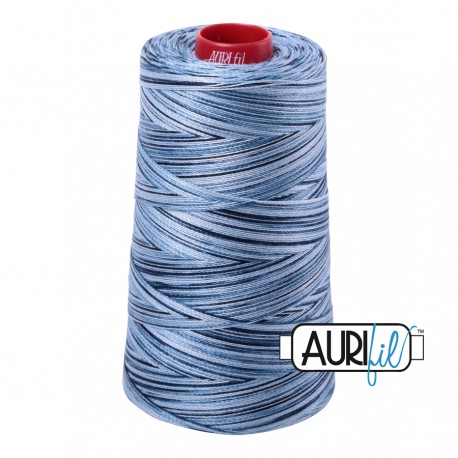 FIL COTON MAKO 12 AURIFIL 4669 Stonewash Blues - Cône de 1750 mètres