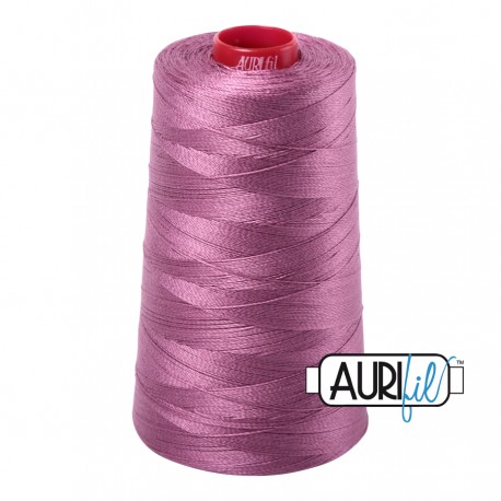 FIL COTON MAKO 12 AURIFIL 5003 Wine - Cône de 1750 mètres