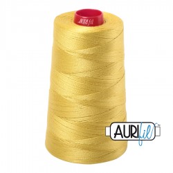 FIL COTON MAKO 12 AURIFIL 5015 Gold Yellow - Cône de 1750 mètres