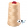 FIL COTON MAKO 12 AURIFIL 6001 Light Caramel - Cône de 1750 mètres