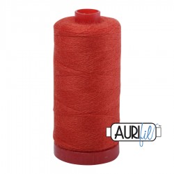 AURIFIL FIL DE LAINE LANA 8220 Fireking Red - Grosse bobine de 350 mètres