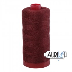 AURIFIL FIL DE LAINE LANA 8266 Cherry Rose - Grosse bobine de 350 mètres