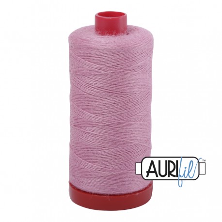 AURIFIL FIL DE LAINE LANA 8464 Floral Plum - Grosse bobine de 350 mètres