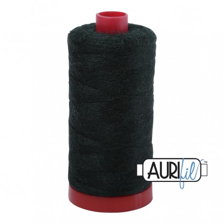 AURIFIL FIL DE LAINE LANA 8893 Earthbound Green - Grosse bobine de 350 mètres