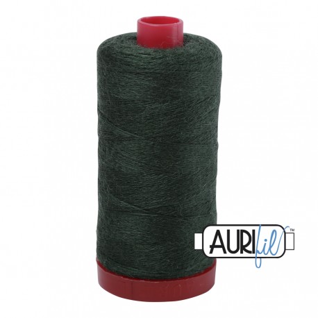 AURIFIL FIL DE LAINE LANA 8895 Deep Forest - Grosse bobine de 350 mètres