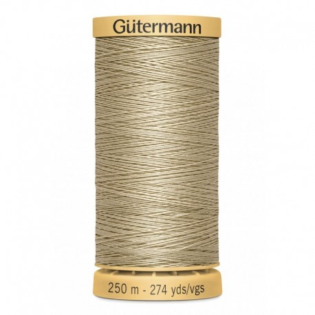 GÜTERMANN FIL COTON NATUREL C50 N° 927 - Bobine de 250 mètres