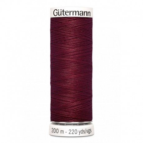 GÜTERMANN FIL POLYESTER POUR TOUT COUDRE N° 368 - Bobine 200m