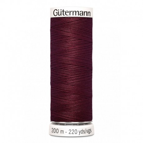 GÜTERMANN FIL POLYESTER POUR TOUT COUDRE N° 369 - Bobine 200m