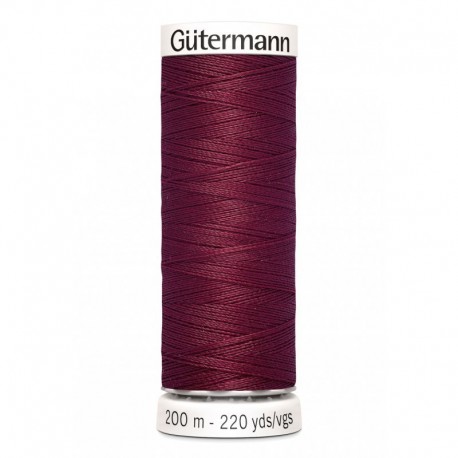 GÜTERMANN FIL POLYESTER POUR TOUT COUDRE N° 375 - Bobine 200m