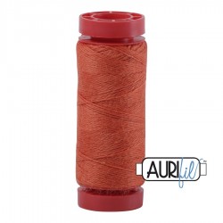 AURIFIL FIL DE LAINE LANA 8242 Tangerine - Petite bobine de 50 mètres