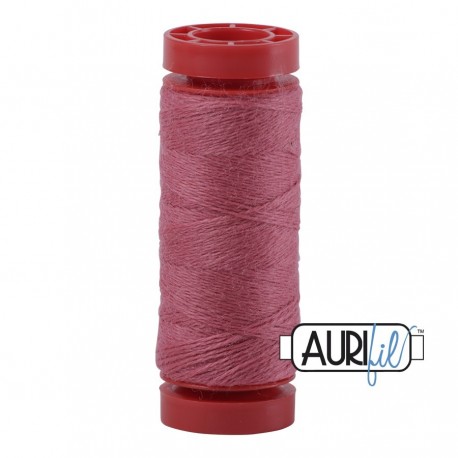 AURIFIL FIL DE LAINE LANA 8431 Pink Gardenia - Petite bobine de 50 mètres