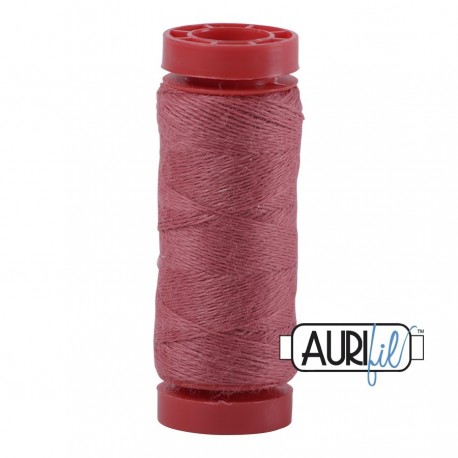 AURIFIL FIL DE LAINE LANA 8433 Red Valerian - Petite bobine de 50 mètres