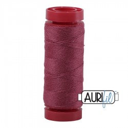 AURIFIL FIL DE LAINE LANA 8440 Bright Bordeaux - Petite bobine de 50 mètres