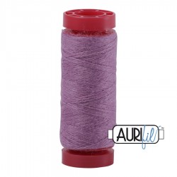 AURIFIL FIL DE LAINE LANA 8553 Plum Sparkle - Petite bobine de 50 mètres