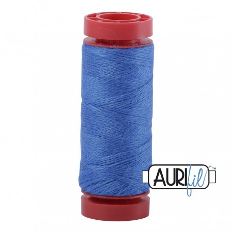 AURIFIL FIL DE LAINE LANA 8740 Electron Blue - Petite bobine de 50 mètres