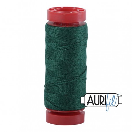 AURIFIL FIL DE LAINE LANA 8890 Holiday Green - Petite bobine de 50 mètres