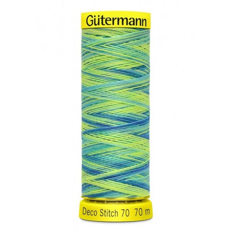 FIL DECO STITCH 70 GÜTERMANN 70m N° 9968 Multicolore