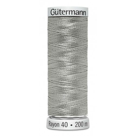 SULKY RAYON 40 200m 1236 Light Silver