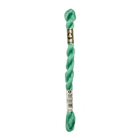 Coton Perlé 5 N° 913 Vert jade (25m)