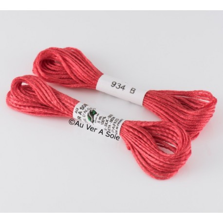 Soie d'Alger N° 934 Gamme Coquelicot (5m)