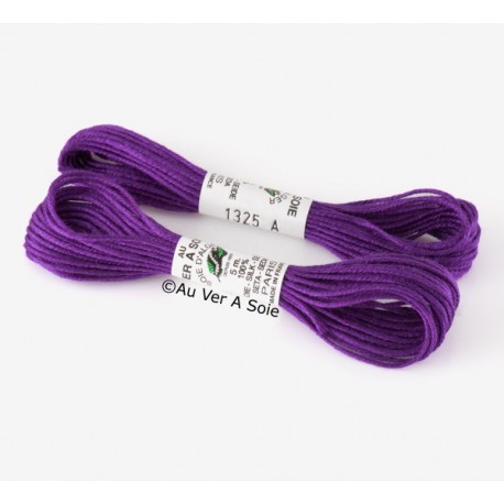 Soie d'Alger N° 1325 Gamme Violet rouge (5m)