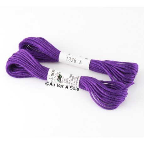 Soie d'Alger N° 1326 Gamme Violet rouge (5m)