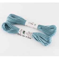 Soie d'Alger N° 1744 Gamme Bleu indien (5m)