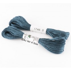 Soie d'Alger N° 1746 Gamme Bleu indien (5m)