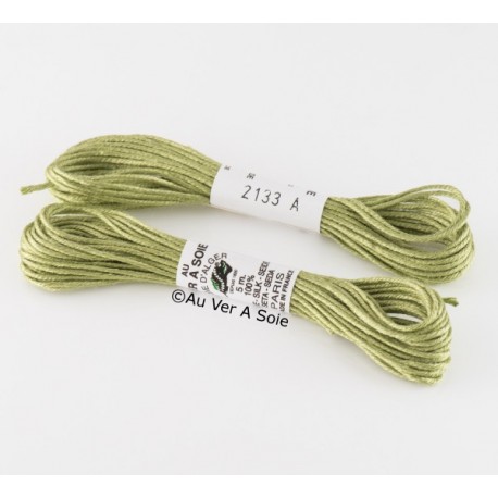 Soie d'Alger N° 2133 Gamme Vert Oeillet (5m)