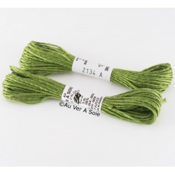 Soie d'Alger N° 2134 Gamme Vert Oeillet (5m)