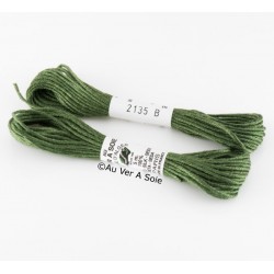 Soie d'Alger N° 2135 Gamme Vert Oeillet (5m)