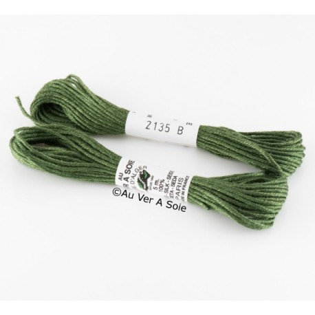 Soie d'Alger N° 2135 Gamme Vert Oeillet (5m)