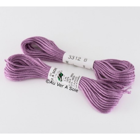 Soie d'Alger N° 3312 Gamme Lilas (5m)